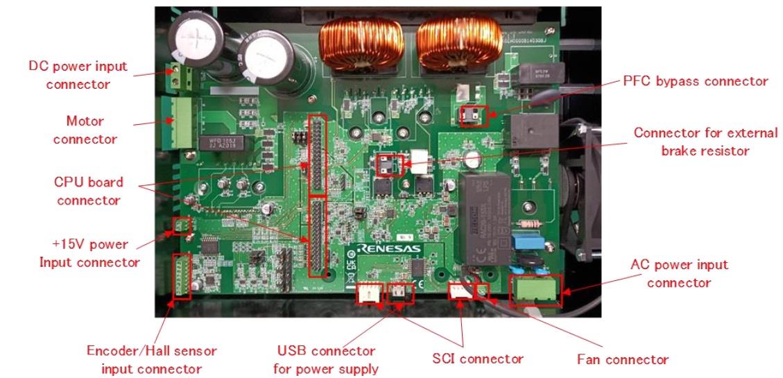 Location Circuit - Renesas Electronics MCI-HV-1 Motor Control Evaluation Inverter Board